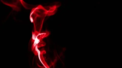 Red Silky Smoke Stock Footage 59786103