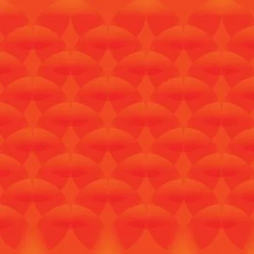 Red simple continuous circle pattern of wallpaper Stock Illustration