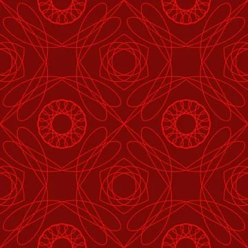 Red simple vintage geometric background Stock Illustration