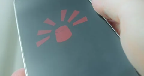 Red siren emitting rays, warning light, presentation Stock Footage 313437077