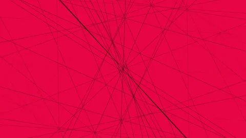 Red Sketch Line Grid Crosshatch Hand Drawn Texture Abstract Background Stock Footage 340400530