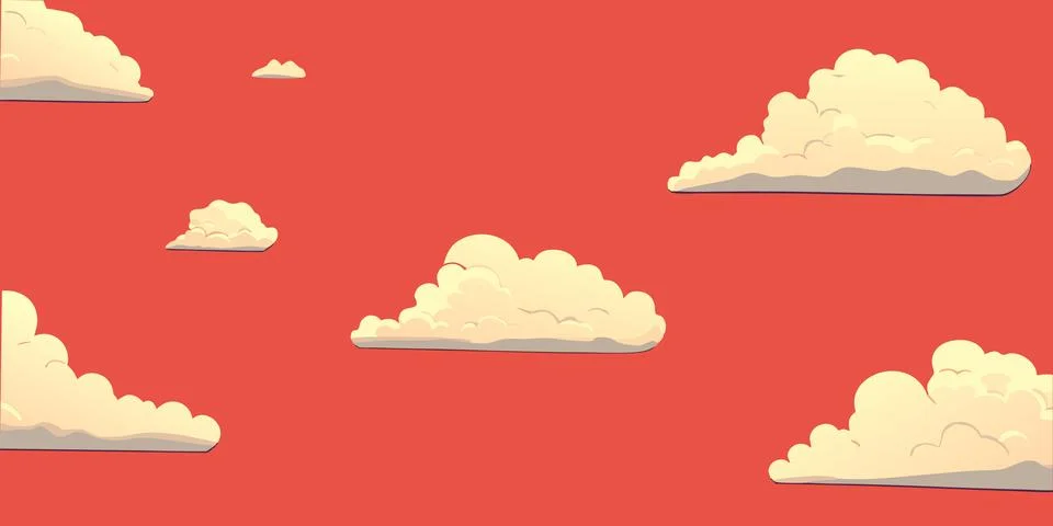 Red Sky Background Abstract Cloud Texture for Design Projects Websites and .. Stock Illustration