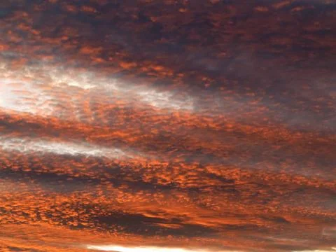 Red sky at dusk Stock Photos