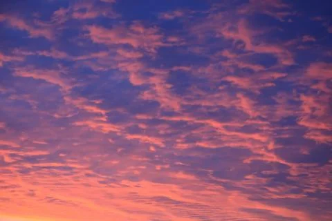 Red sky in the evening 写真素材
