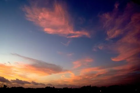 Red sky at morning 스톡 사진