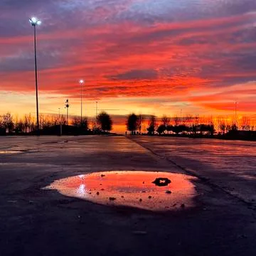 Red sky Stock Photos