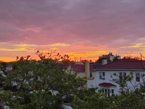 Red Sky Stock Photos