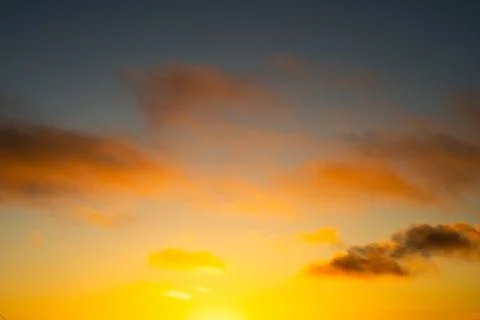 Red sky at sunset with clouds 스톡 사진