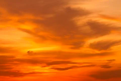 Red sky at sunset Stock Photos