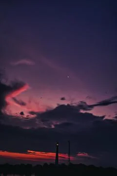 Red sky sunset Stock Photos