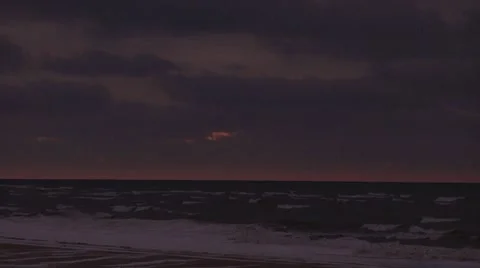 Red Sky Time Lapse Stock Footage 11130481