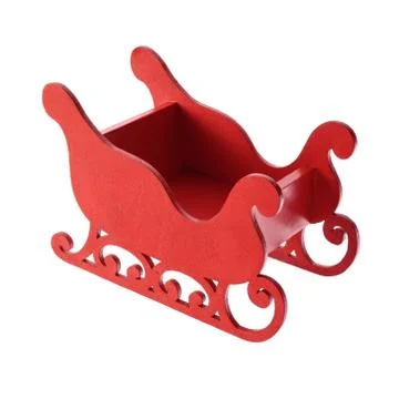 Red sleigh Stock Photos