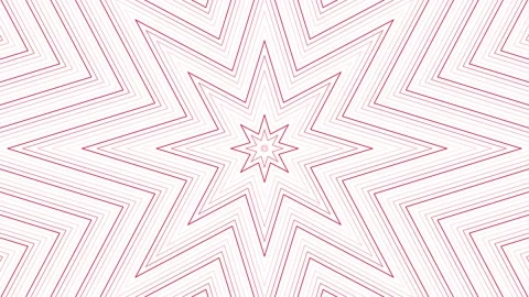 Red slim octagonal star simple flat geometric on white background loop. Sta.. Stock Footage 228668575