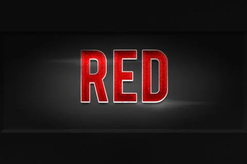 Red Slogan Text Stock Illustration