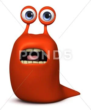 Red slug Stock Illustration