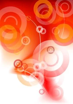 Red smoke background Stock Illustration