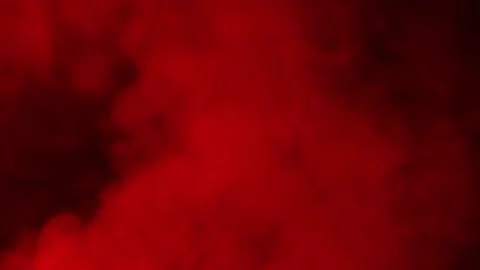 Red smoke on the black wall Stock Footage