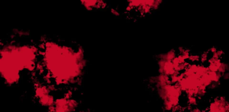 Red Smoke Cloud Dispersion Effect Stock Illustration