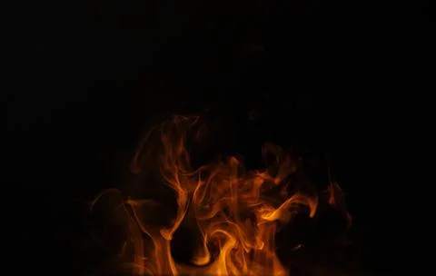Red smoke effect. Realistic smoke with different colors on black background. 스톡 사진