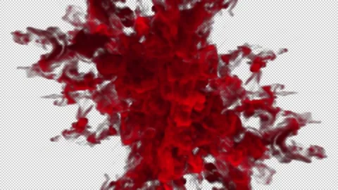 Red smoke explode Video stock 229334869