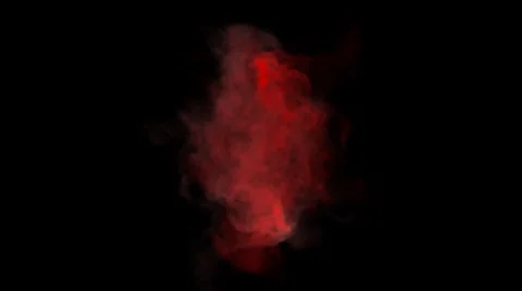 Red Smoke Stock Footage 1089888