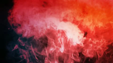 Red smoke Video stock 20431558