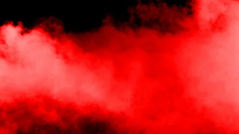 Red Smoke Stock Footage 124192731