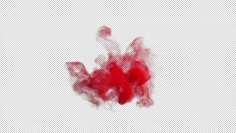 Red smoke Stock Footage 147495106