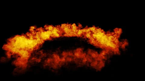 Red smoke shockwave effect animation Stock Footage 263002454