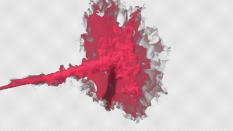 Red Smoke Shot Stock Footage 170349022