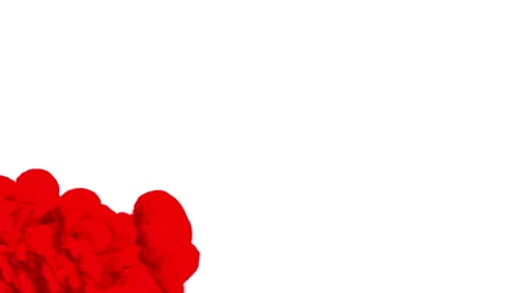 Red smoke, steam on a white background. 動画素材 65300692
