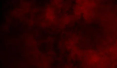 Red smoke texture on islotaed background. Misty background effect Illustrazione stock