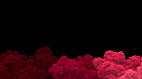 Red Smoke Transition Stock Footage 100535293