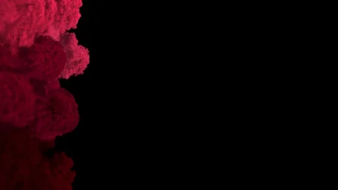 Red Smoke Transition Stock Footage 100535946