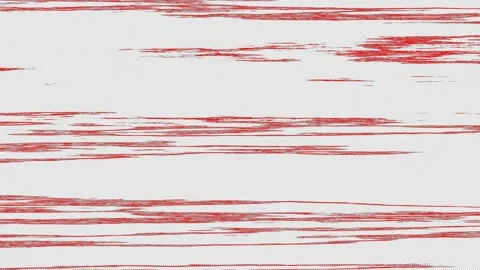 Red Smooth Grunge Lines (Alpha Channel) Видео 205520130