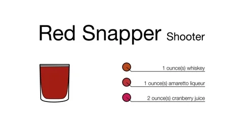 Red Snapper Shooter Video stock 134398778
