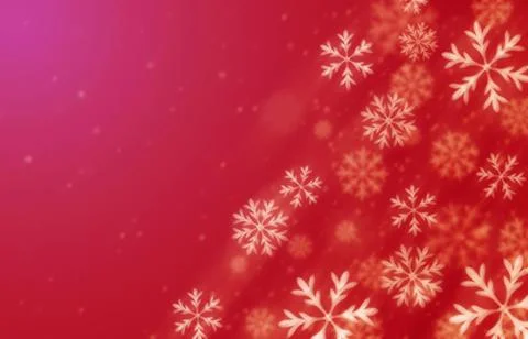 Red snow background Stock Illustration
