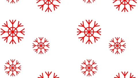 Red snow big white Stock Footage 250973393