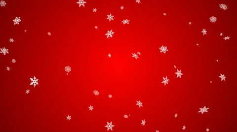 Red snowfall background, seamless loop 動画素材 56297215