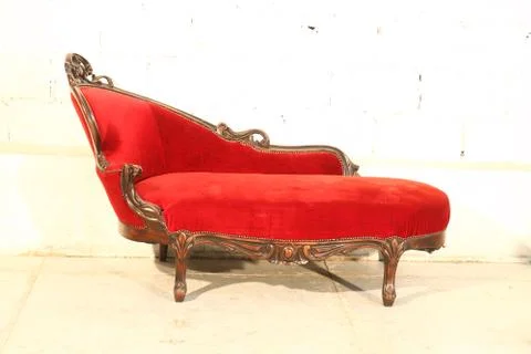 Red sofa Stock Photos