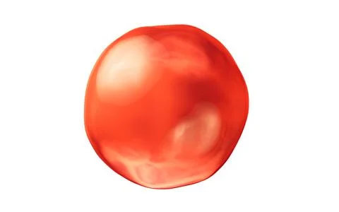 Red soft liquid bubble background, 3d rendering. Stock Illustration