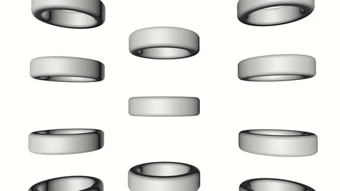 Red soft spheres fall through white short tubes. 3D rendering Stock Footage 95002660