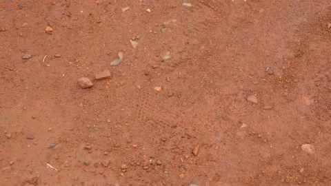 Red soil of iron ore at a mine in Krivoy Rog, Ukraine Stock Footage 140505079