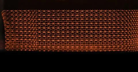 Red solid color background with light pattern as photo Stock Photos