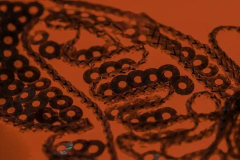 Red solid color background with light pattern as photo Stock Photos