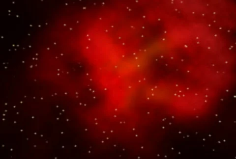 Red space dots flow Stock Footage 557980