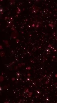 Red sparkle glitter bokeh dark luxury romantic background Stock Illustration