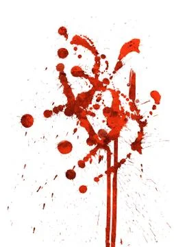 Red Spatter 스톡 사진