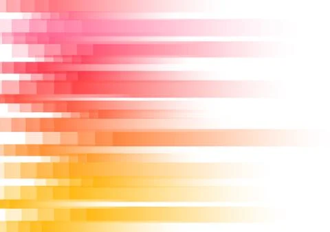 Red speed pixel abstract background Stock Illustration