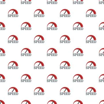 Red speedometer pattern seamless vector 스톡 일러스트